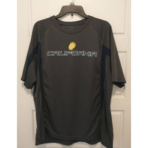 4th and 1 California Golden Bears Performance T-Shirt. Men's XXL. Green.